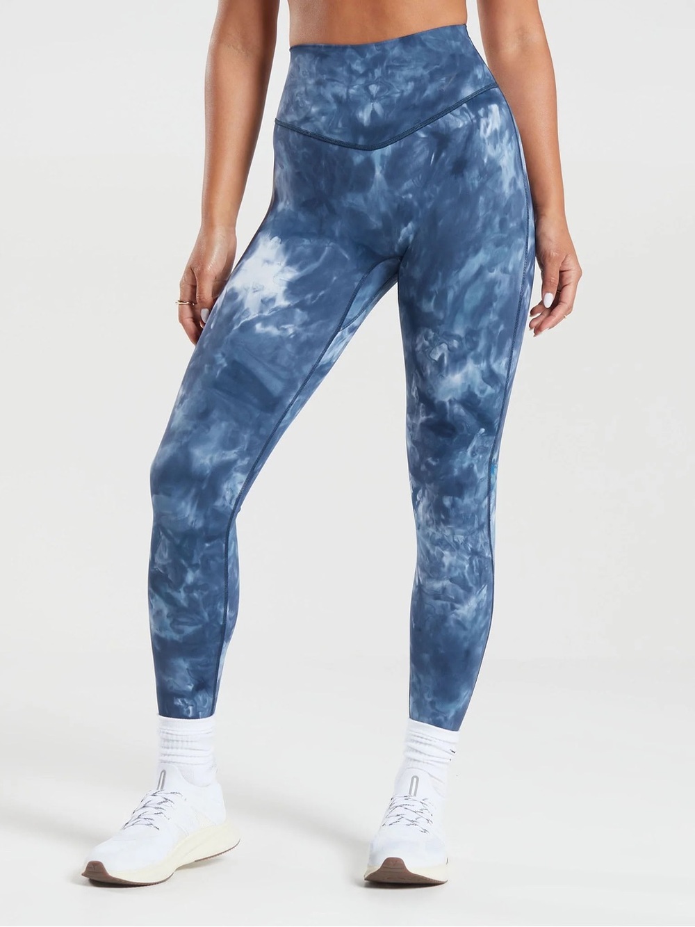 Gymshark Elevate Leggings Lakeside Blue Spray Dye